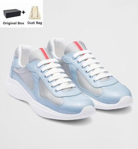 B22 Top Brand Runner Sports Americas Cup Men Shoes Tech Fabrics Technical Fabric Men Skateboard Walking Low Top Tênis Trainers Desconto EU38-46 Box