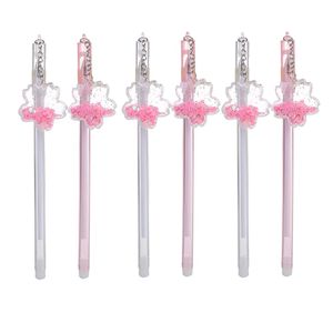 Pens 24Pcs/Pack Japanese Cute Pens Cherry Blossom Kawaii Flower Gel Pen Funny Girl Stationery Ballpoint Blue Ink Back to School 2022