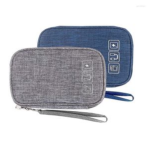 Сумки для хранения ABHU Cable Organizer Bag 2Pcs Travel Small Electronic Accessory Charger Phone