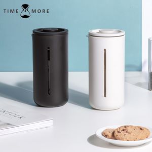 Conjuntos de Coffeware TIMEMORE French Press Coffee Small U 450ml Maker Utensils Mug White Black For Kitchen Home Trave Office Coffee Mug Pot 230628