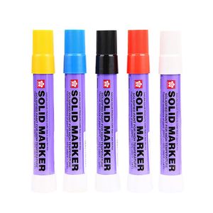 Markers SAKURA XSC Solid Marker Pen Dry Can Write on Steel Plate Water Oil Surface Multifunction Pen