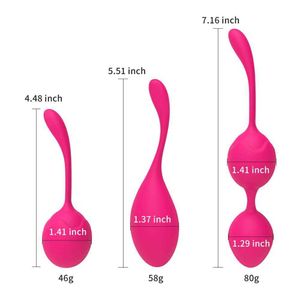 Nxy Vibratori LEVETT Silicone Kegel Balls Ben Wa Ball Vaginale Stringere Esercizio Massaggiatore per uova Allenatore per adulti Coppie Giocattoli sessuali Donne Sexshop femme 230627