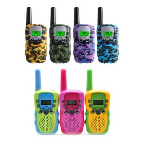 Giocattolo Walkie Talkies Ragazzi Ragazze Ricetrasmettitore portatile Radio bidirezionale Mini Giocattoli Talki Walki Per bambini Walkie Talkie Compleanno Regali di Natale PMR FRS 230628