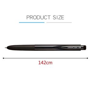 Pennor uni Ball Gel Pen Umn155 Signo RT1 svart bläck (neutral penna +påfyllning) Ställ skolmaterial japansk brevpapper 0,38/0,5mm