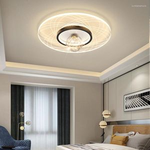 Avizeler Yuvarlak Modern Led Tavan Avize Oturma Odası Yatak Odası Çalışma Balkon Ev Yaratıcı Akrilik Fikstür Kısılabilir