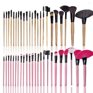 Make-up Pinsel Professionelle 24 Teile Set Lidschatten Eyeliner Wimpern Augenbraue Pinsel Schönheit Make-Up Blending Werkzeuge Maquiagem