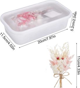 Dried Flowers 6Pcs/box Mini Bouquets Dry Rabbit Tails for Crafts DIY Picture Frames Wedding Table Decoration