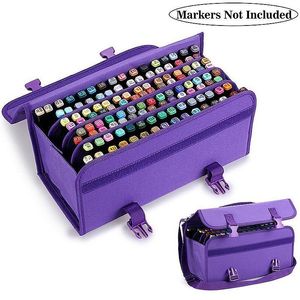 Markörer 120 Slot Stor kapacitet Vikbar markör Penfodral Art Marker Pen PAG ARAGRED PAG Dålig skiss Tool Storage Box Stationery