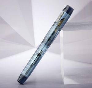 Pens Majohn C3 Transparent EyeDropper Filling Fountain Pen F/EF Nib Original Box