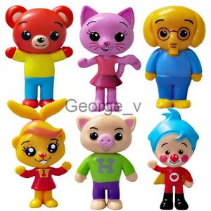 Minifig Plim Clown Toy Doll Kawaii Cartoon Anime rainbow friends stuffed Action Figure Toys peluches Skzoo Stray Children Toys J230629