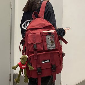 School Bags Women Boy Nylon Backpack Travel Mesh Female Student College Bag Men Girl Cool Laptop Male Fashion Book Lady 230629