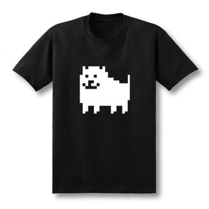 Mens Magliette Uomini Moda Gioco Magliette Undertale Cane fastidioso Stampato Anime Cotton Tshirt Casual Tees Personalizzato Streetwear 230629