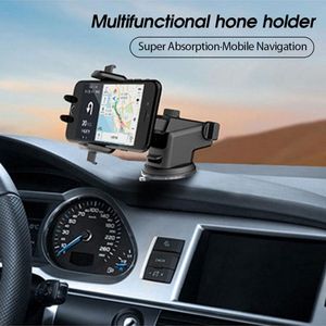 360 ﾰ Montering Holder Car Holder Car Windshield Stand för iPhone Mobile Mobiltelefon GPS Stativ Universal Car Bracket Wholesale