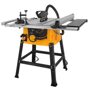 Joiners LUXTER Table Saw 255mm 10 Inch Wood Cutting Dust Free With Extension Portable Woodworking Machine
