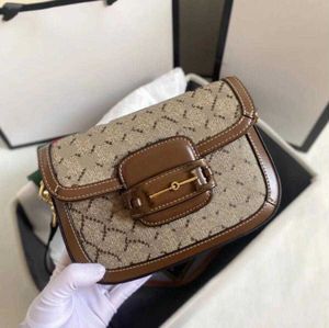 Luxury Womens Designer Bag Leather Llassic Handbag Horsebit Shoulder Crossbody Bags Messenger Bag Fashion Purse 658574