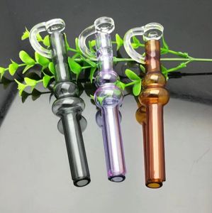 Glass Smoking Pipes Manufacture Hand-blown hookah Bongs Colorful covered gourd pipe