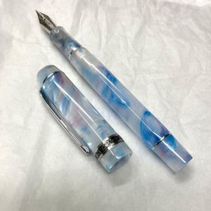 Pens Kaigelu 316a Fountain Pen Marble Acrylic Celluloid Iridium Ef f m nib Classic Pen Beautiful Mermaid Color Business Ink Pen Gifts