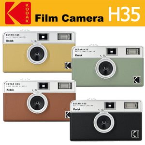 Connettori 2022 Nuovo vendita Hot Kodak Ektar H35 Halfample Camera da 35 mm Camera da pellicola riutilizzabile con la luce flash