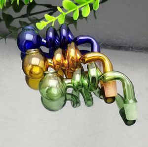 Fabricação de cachimbos de vidro Cachimbos de narguilé soprados à mão S wok espiral colorido