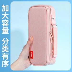 Bags Large Capacity School Pencil Bag Case Girls Boys Stationery Bag Big Cute Pencil Bags Canvas Pencilcase Back To School Supplies