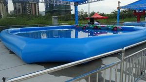 (Fachgeschäft) großes aufblasbares Schwimmbad Indoor-Outdoor-Parkplatz Spielplatz aufblasbarer Pool Sommerspielwasser im Wasserpark