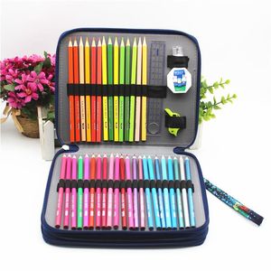 Väskor Kawaii Pencil Case Big 120 Holes Pen Box For Girls Boys Back To School Pencilcase Stor Cute Penal Cartridge Bag Stationery Kit