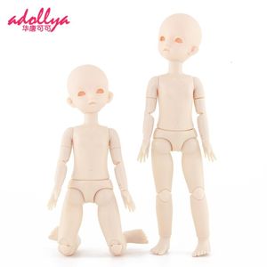 Dolls Adollya 16 BJD Doll Body 30cm 22 Movable Joints Toys for Girl Ball Jointed Swivel White Skin Naked Girls 230629