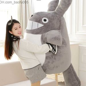 Filmy Pluszowa zabawka Kawaii Soft Jumbo Totoro Plush Giant Anime Totoro Doll Toys Cartoon Pillow For Children Friend Prezent Dy50595 Z230629