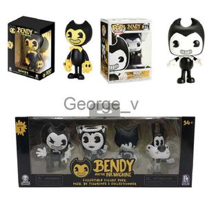 Minifig Brand new anime caixa cega Bendy and The Ink Machine jogo boneca boneca de ação série infantil Bendy PVC conjunto de brinquedos J230629