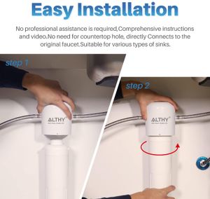 Appliances Replacement Water Filter for Althy Wfs5300a under Sink Drinking Direct Connect under Counter Drink Water Filtration System