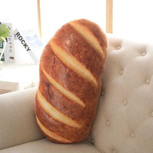 Kudde/dekorativ simulering bröd dekorativ leksaksimulering kudde plysch kast roligt bröd borttagbart kast
