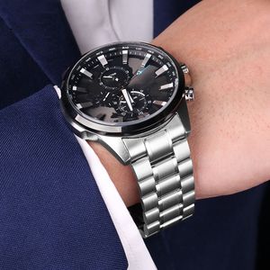Watch Bands Stainless Steel Watchband Curved Strap EFR526303304530556552 Men's BEM506501 Bracelet Wristband 20 22 24mm 230628
