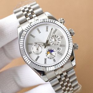 Mens Automatic 41mm Mechanical Movement Watch Fashion Waterproof Business Stainless Steel Designer Montre Luxes