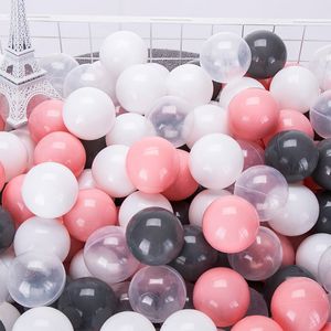 Balão 100 pçs/lote Eco-Friendly Colorful Ball Pits Soft Plastic Ocean Ball Water Pool Ocean Wave Ball Swim Toys For Children Kids Baby 230628