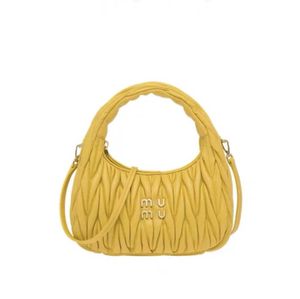 miui Bag Wander Top-quality Shoulder Bags Matelasse Underarm Womens Designer Purses Cleo Tote Hobo Handbag Luxury Strap Clutch Genuine Leather Hot Sale