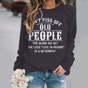 Women's Hoodies 3D Printed Text Round Neck Sweatshirt Bodyguard Y2K Casual Autumn Summer Trend Pullover In 2023