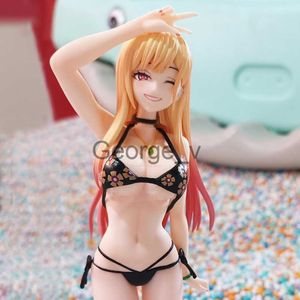 Minifig Anime My DressUp Darling Figure Swimwear Kitagawa Marin Action Figure Sexy Girls Lovely Figure Collection Model Doll Toys Gifts J230629