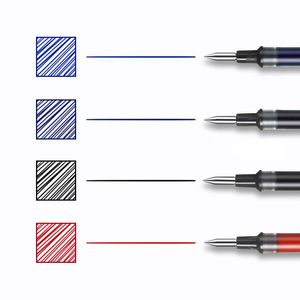Ручки 10 шт. / Лот Uni Ballsigno Gel Refill UMR1 0,38 / 0,5 мм подходит для UM151 GEL PEN Red Blue Blac