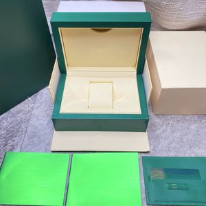 Scatole per gioielli Scatola per orologi verde di lusso di alta qualità Accessori per vetrine Automatica Can Personalizzata Top Super Watches Factory 230628