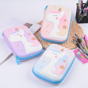 Bags Cartoon large capacity EVA children's pencil bag 3D hard case student pencil box pupil stationery box pencil box wholesale