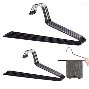 Hangers Trouser Hanger Sturdy Open Ended Organizers Pack Of 10 For Tie Scarf Jeans Towel Clothes