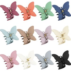 2.6 -inch ABS Material Fashion Butterfly Hair Fruits Painting Effect Multi -style Selection is suitable for daily and special occasions.