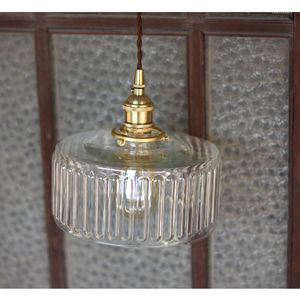 Lampade a sospensione Loft Dcor Glass Lampade a LED Lampada industriale Luci vintage Camera da letto Hanglamp Dining Hanging Home Lighting