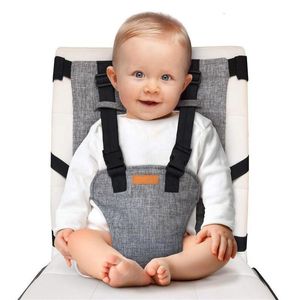 Barnvagnsdelar Tillbehör Baby Matsstol Säkert bälte Justerbara barn Matning Säkerhetsskyddsskydd Harness Stopp Bebisar Slipping Fallande 230628
