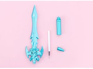 Pennor 40 PC/Lot Bat Sword Knife Weapon Gel Ink Pen/Creative Cartoon Student Office Fountain Water Signature Stationery/Children Gift