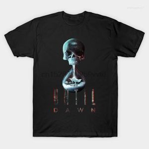 Camisetas de mujer, camiseta de hombre hasta el amanecer, camiseta de reloj de arena con calavera, camiseta de mujer, camisetas, Top