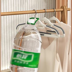 Hangers Plastic Clothes Rack Home Non-slip Drying Shelf Hanging Support Dry Multifunctional Storage Bedroom Supplies