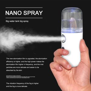 Steamer Nano Pulverizador USB Umidificador Recarregável Nebulizador Facial Instrumentos de Beleza Hidratante Cuidados com a Pele 230628