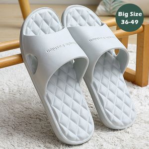 Slipare Big Size 48 49 Män Eva Soft Sole Women Home Slipper Summer Beach Sandals Couples Casual Flip Flop Shoes Badrumsglas 230629