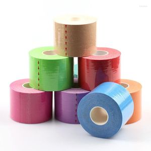 Knee Pads 1 Roll Cotton Elastic Muscle Tape Joints Pain Relief Kinesiology Self-adhesive Bandage Sticker Gym Fitness